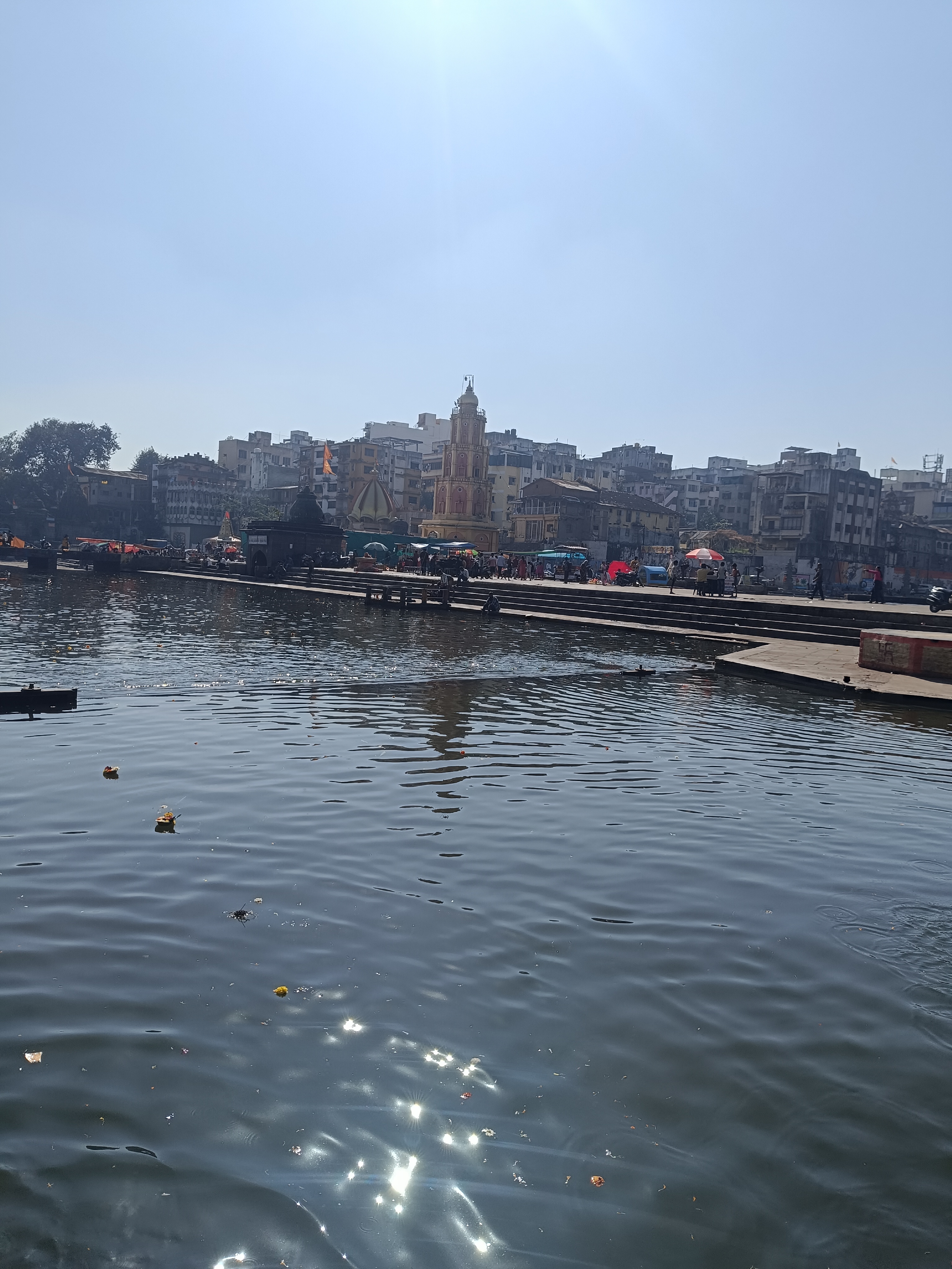 Ramkund on the Godavari in Nashik